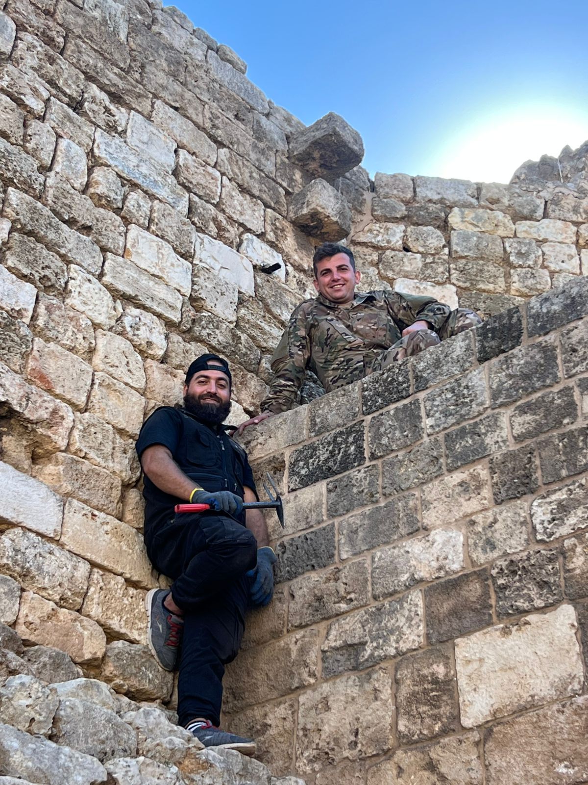 Lebanese Army and Tripoli youth cleaning and restoring Citadel (2).jpeg